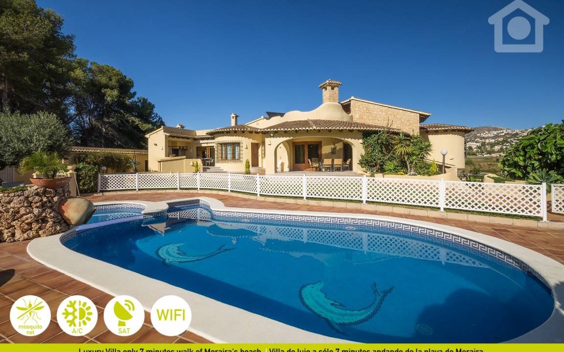 Moraira Villa | 410 m² Villa ∙ 5 bedrooms ∙ 10 guests