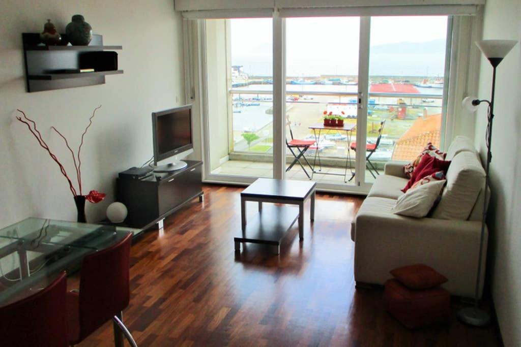 Portosin Apartment | Apartamento con terraza y vistas al mar, Portosín