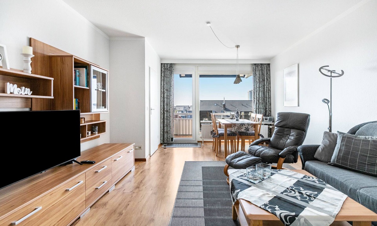 Busum Apartment | Apartment 'Muschelbank No 4' with Sea View, Balcony and Wi-Fi