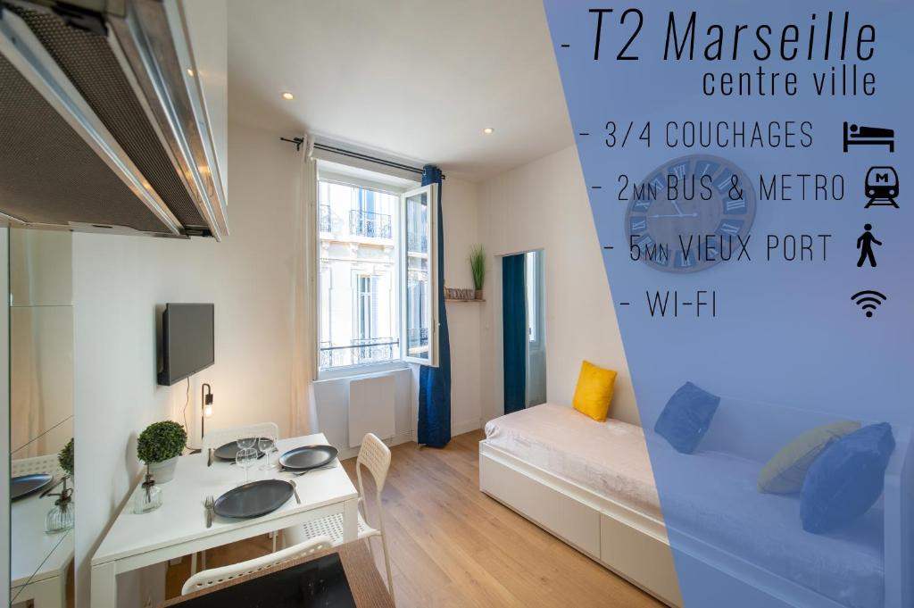 Palais de justice Apartment | Appartement au cœur de Marseille Vieux Port