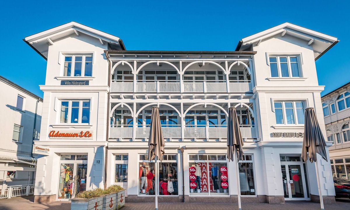 Binz Apartment | Close to the beach-2 room apartment with balcony-center of Binz-Villa Hildegard-App.6