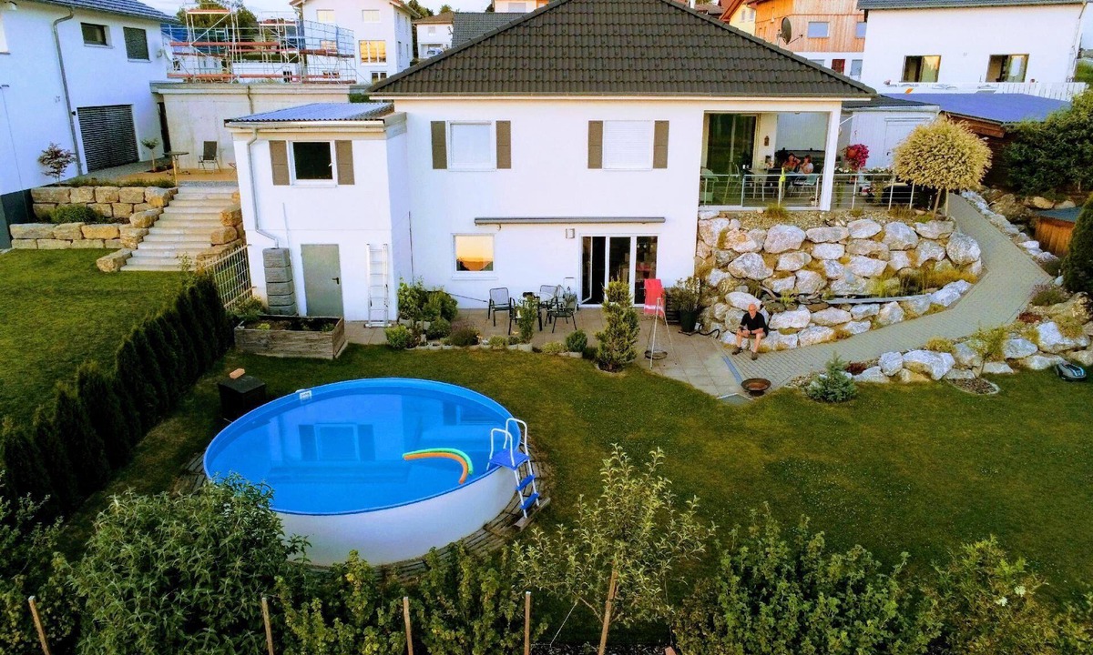 Christazhofen House | Flat with large garden terrace and view