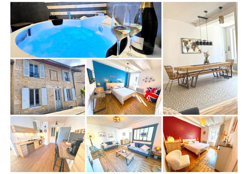Poncin House | Gîte cosy avec Jacuzzi classé 3 étoiles