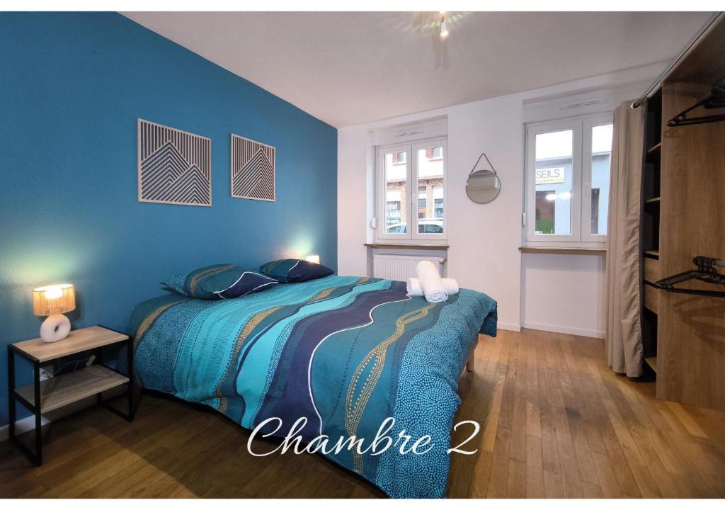 Sarreguemines Apartment | Le Spacieux - centre-ville - 4 chambres - 8 pers