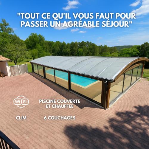 Auriac-du-Perigord House | Maison de location vacance avec piscine couverte et chauffée