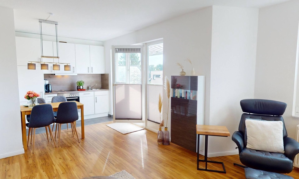 Groemitz Apartment | Modern vacation apartment for two people with balcony and private parking space