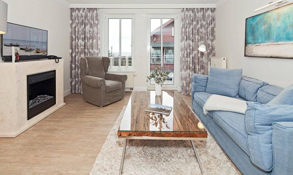 Seebad Bansin Apartment | Pretty, cozy vacation apartment with balcony and sea view in a great beach location
