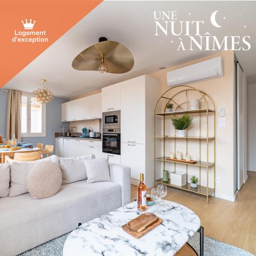 Faubourg Apartment | Raffinement Romain Cœur de Nimes Lumineux