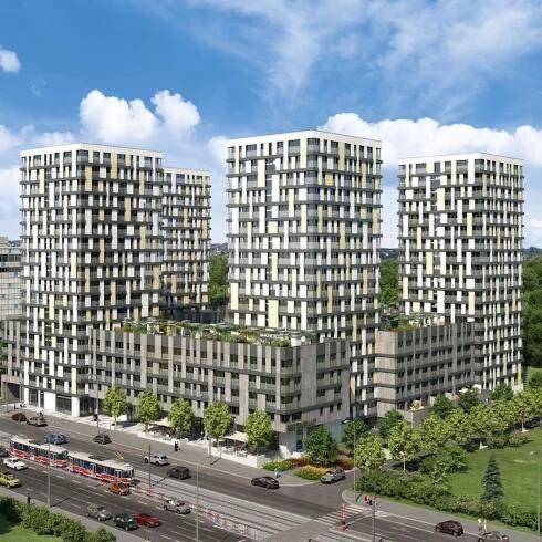 Prague 3 Apartment | Residence Garden Tower - 8 min do centra, garaz