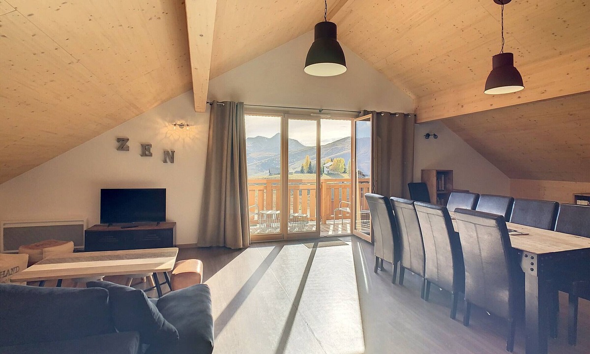 La Toussuire Apartment | Spacious 3BR Apt for 10, South-Facing Balcony, Ski-In/Ski-Out, 2 Baths, Near Lift