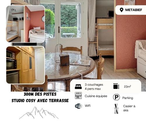Metabief Apartment | Studio tout confort avec terrasse