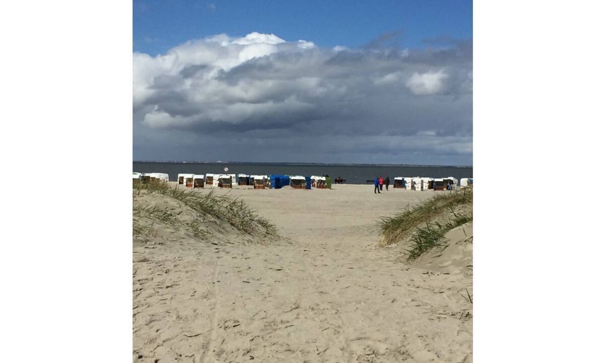Norddeich Condo | TWO EQUAL FeWo's location Deichstr. 13, oceanfront /beach