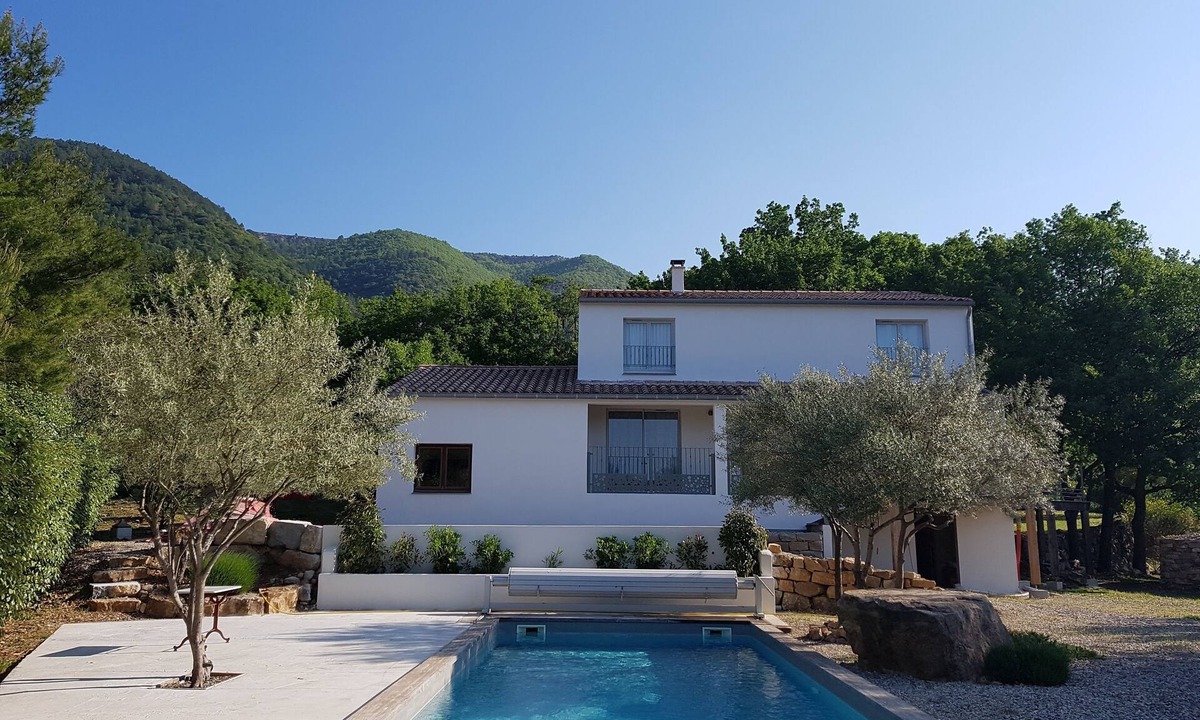 Soubes Villa | Villa with swimming pool not overlooked on large wooded grounds