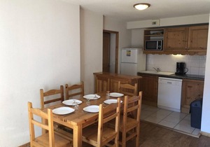 100m from ski lifts, 1st floor, balcony, tv, ski locker, 38m², Saint Gervais