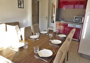 1st floor, swimming pool, balcony, parking, tv, ski locker, 42m², Saint Gervais