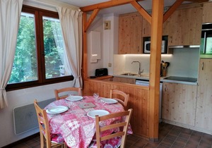 2-room apt for 5 with balcony & parking near slopes in Chinaillon