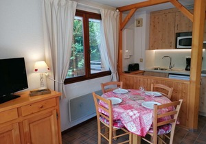 2-room apt for 5 with balcony & parking near slopes in Chinaillon