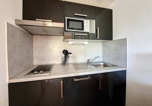 2nd floor, balcony, tv, ski locker, 24m², Les Menuires