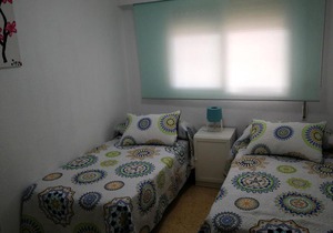 Apartamento con vista al mar en playa Malvarrosa