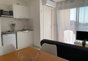 Appartement climatisé à Balaruc-les-Bains avec balcon, parking et animaux admis - FR-1-503-127