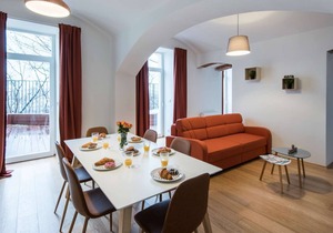 Brand new reconstructed building at walking distance from Prague center