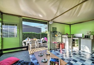 Camping Flower la Châtaigneraie* - Bungalow Funflower 3 rooms 4/6 people Without Sanitary