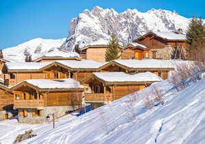 Chalet, ski-in/ski-out & foot of the slopes, fitness, swimming pool, balcony, tv, 64m², Valmeinier