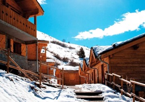 Chalet, ski-in/ski-out & foot of the slopes, fitness, swimming pool, balcony, tv, 64m², Valmeinier