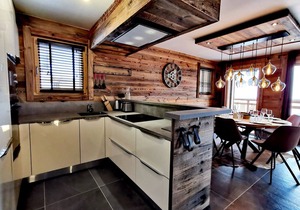 Exceptional duplex with panoramic view, terrace and garage in Les Gets