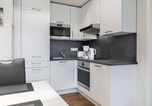 Exclusive apartment with loggia and two bathrooms, located directly on the park -