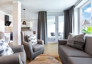 Family-friendly and stylish vacation apartment with a view of Godewindpark -