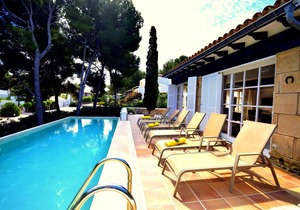 Fantastic villa Cala Padri with sea views and private pool in d.