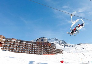 Wifi, ski-in/ski-out & foot of the slopes, balcony, tv, ski locker, 16m², Val Thorens