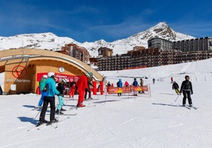 Wifi, ski-in/ski-out & foot of the slopes, balcony, tv, ski locker, 16m², Val Thorens