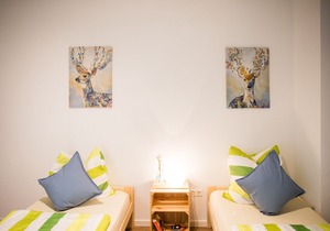 Modern, bright apartment with terrace, directly behind the dike, in the North Sea resort Wremen