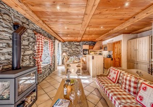 Semi-detached chalet 16 people 7 bedrooms, ski in/ski out Tignes les Brévières