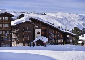 Ski-in/ski-out & foot of the slopes, 2nd floor, view ski slopes, balcony, tv, 22m², La Plagne