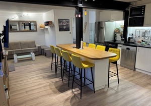 South facing, ski in ski out, apartment for 6 to 8 people