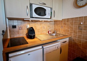 Studio cabin with covered parking in Chamrousse