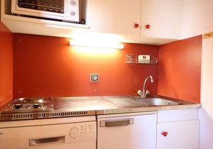 Studio for 4 in Vallandry center, near slopes, balcony with mountain view