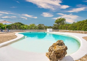 Villa with pool and air conditioning in Cap d´en Font, close to the sea, Menorca