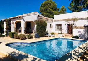 Wonderful and comfortable holiday house in Javea, on the Costa Blanca, Spain for 6 persons