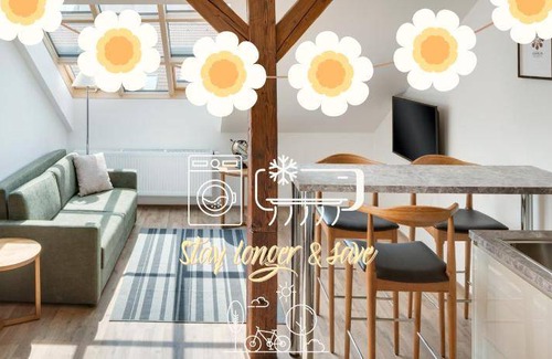 Holesovice Apartment | 110 m² Apartment ∙ 2 bedrooms ∙ 10 guests