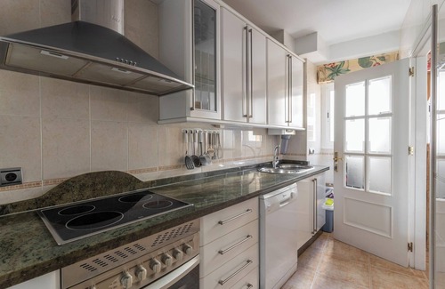 Nerja City Centre Apartment | Apartment 'Luxury CARABEO 2000 2-1' with Pool, Garden, Wi-Fi & A/C