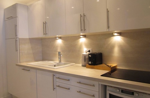 Plagne Centre Apartment | "Renovated Ski-in/Ski-out Apt with Balcony, Parking, Sleeps 6"