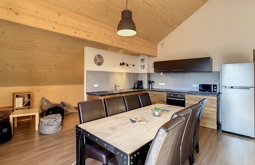 La Toussuire Apartment | Spacious 3BR Apt for 10, South-Facing Balcony, Ski-In/Ski-Out, 2 Baths, Near Lift