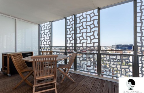 Port Marianne Apartment | Sublime T3 à Port Marianne:Terrasse+Clim+Parking+Vue XXL - Class Appart
