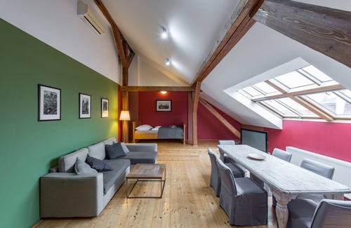 Stare Mesto Apartment | Super Classy-Best Location-1 BR Apt-Historic Center Attic