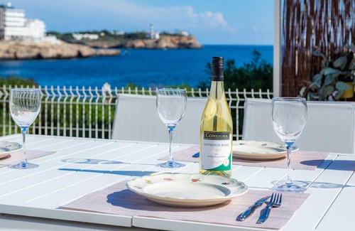 Cala Marcal House | Vacation Home 'Sa Caleta' with Pool, Sauna, Balcony, Jacuzzi, Wi-Fi & A/C