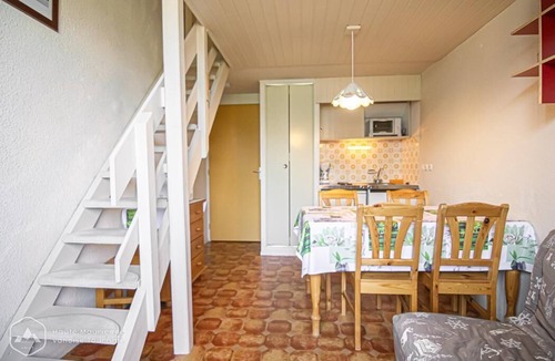 Aussois Apartment | 300m from ski slopes, 3rd floor, view open, balcony, tv, ski locker, 34m², Aussois